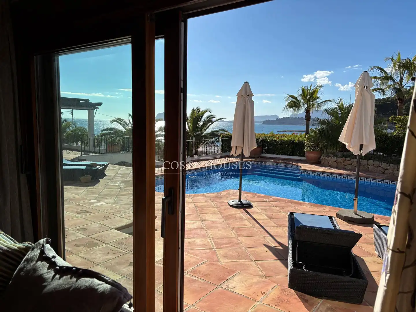 Terrassa de Casa o xalet en venda en Moraira amb Aire condicionat, Calefacció i Jardí privat