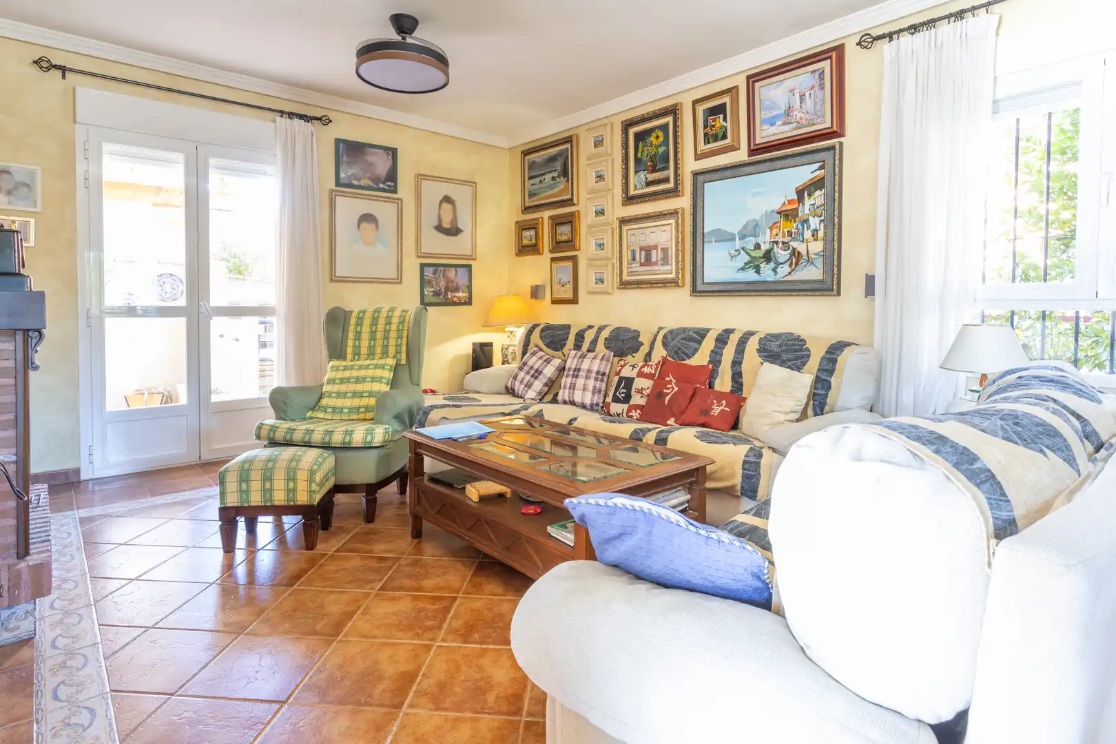 Sala de estar de Casa o chalet en venta en Brunete, Madrid