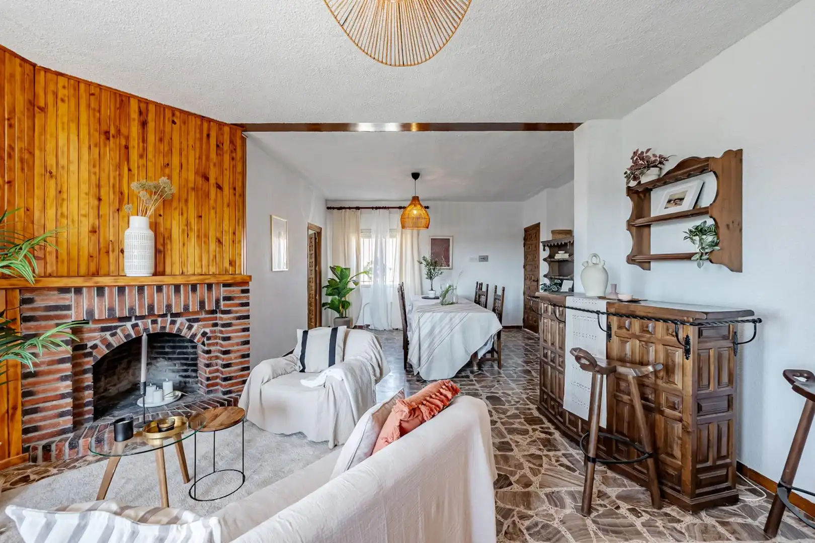 Sala de estar de Casa o chalet en venta en Mesegar de Tajo con Piscina y Amueblado