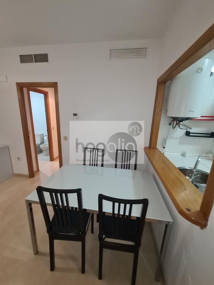 Cuina de Pis de lloguer en  Sevilla Capital amb Aire condicionat, Jardí privat i Piscina