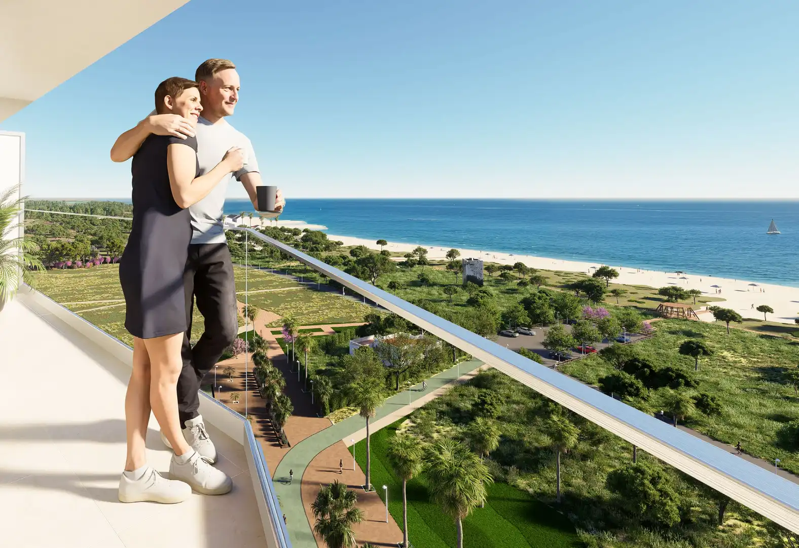 Terraza de Apartamento en venta en Cabanes con Calefacción, Jardín privado y Piscina