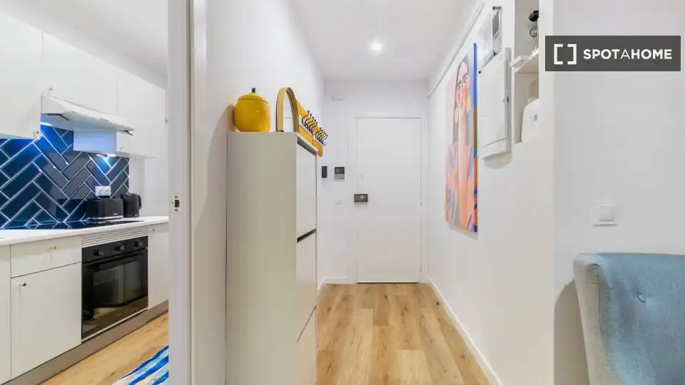 Flat for share in Barcelona  with Air Conditioner, Terrace and Furnished