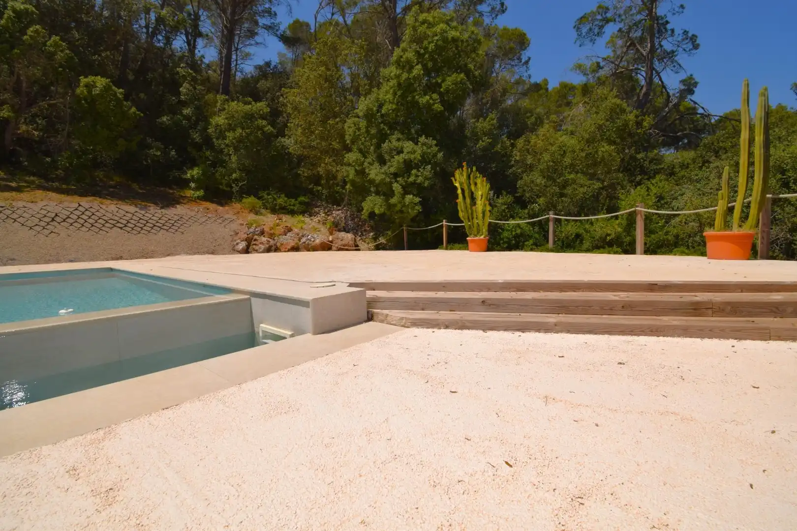 Swimming pool of Country homes for rent in Sineu  with Air Conditioner, Private garden and Terrace
