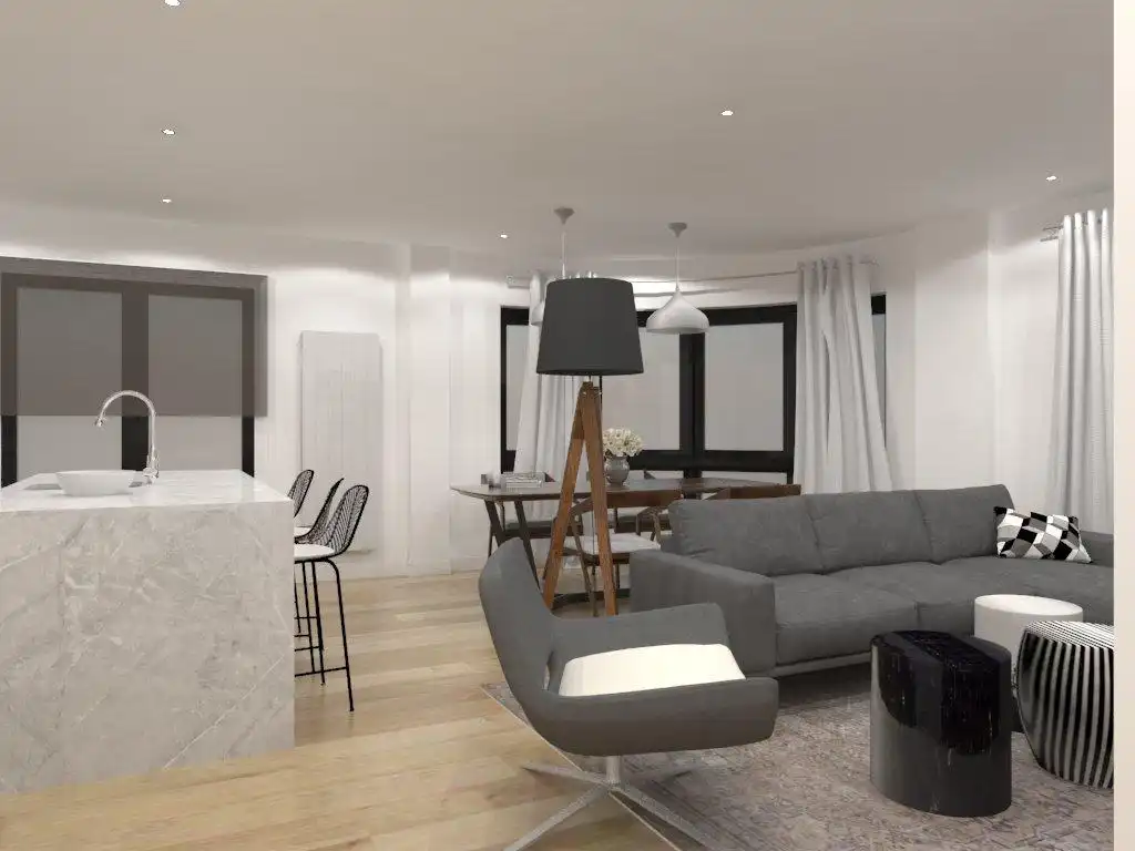 Living room of Flat for sale in Carballo  with Heating and Storage room