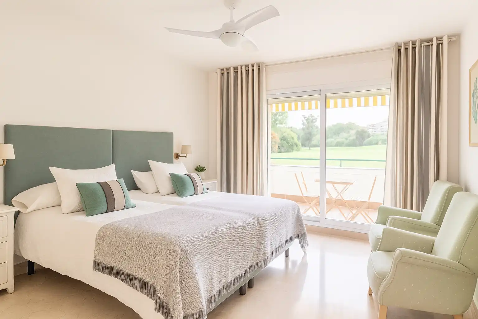 Bedroom of Ground floor for rent in Marbella  with Air Conditioner, Storage room and Furnished