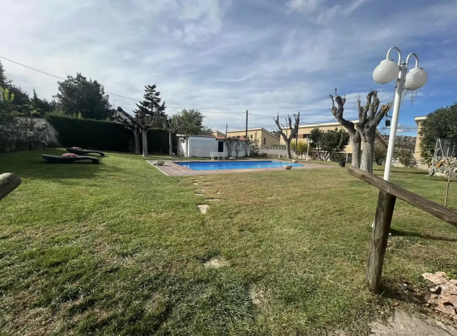Piscina de Casa o chalet en venta en La Pobla de Claramunt con Calefacción y Jardín privado