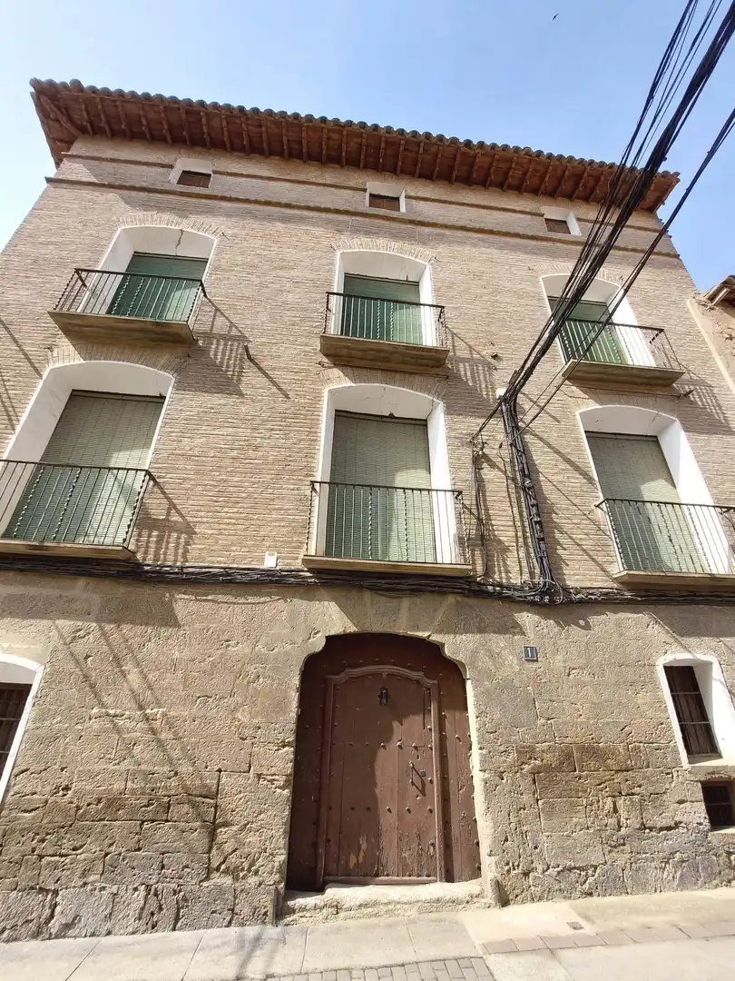 Vista exterior de Casa o chalet en venta en San Esteban de Litera con Jardín privado, Terraza y Balcón