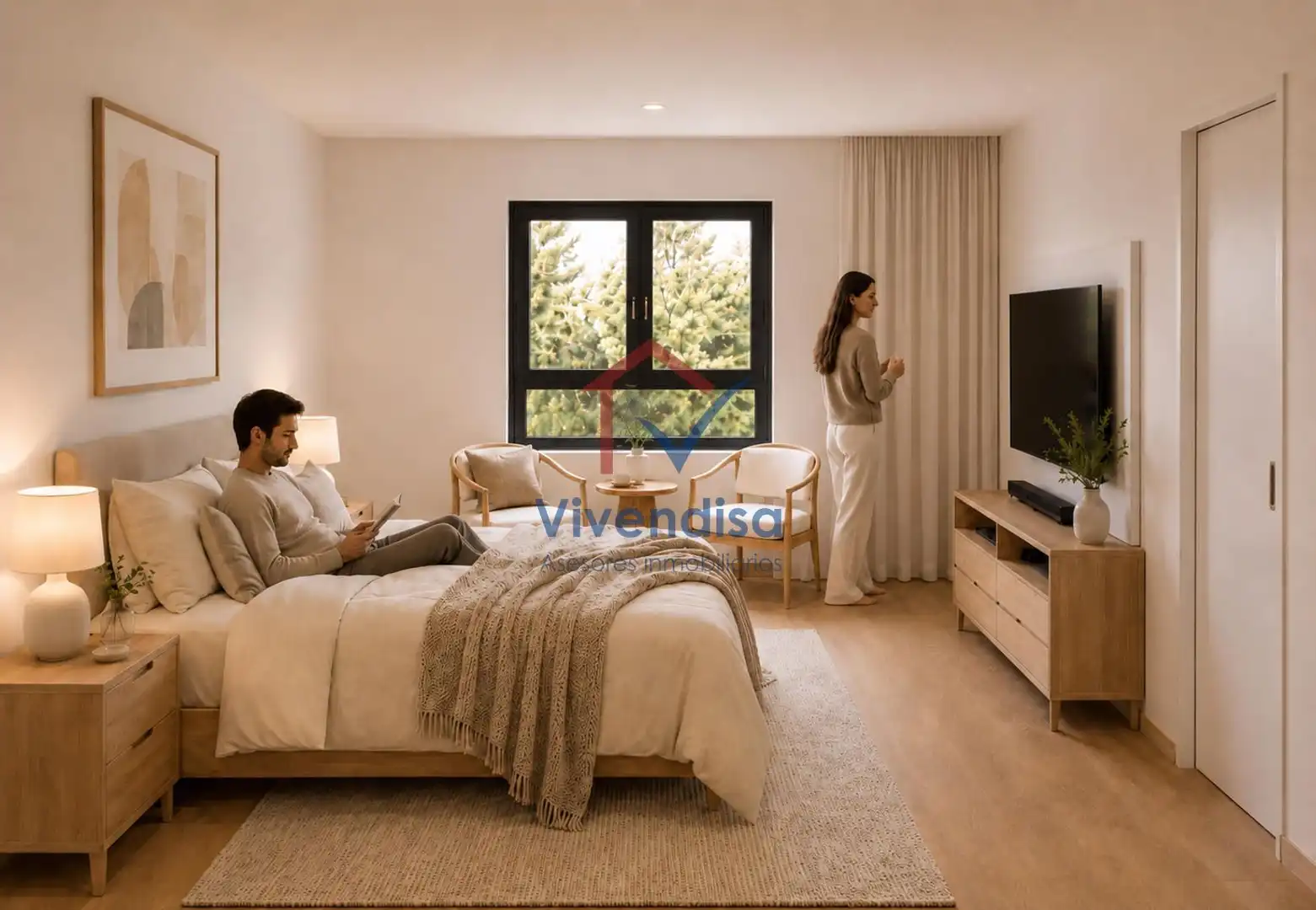 Sala de estar de Casa adosada en venta en Guadalajara con Calefacción, Jardín privado y Terraza