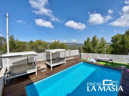 Piscina de Casa o xalet en venda en Canyelles amb Aire condicionat, Terrassa i Piscina