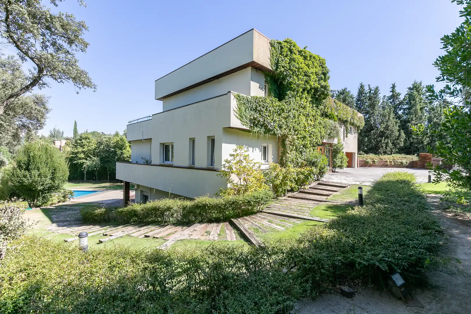 Exterior view of Houses for rent in Madrid  with Air Conditioner, Heating and Private garden