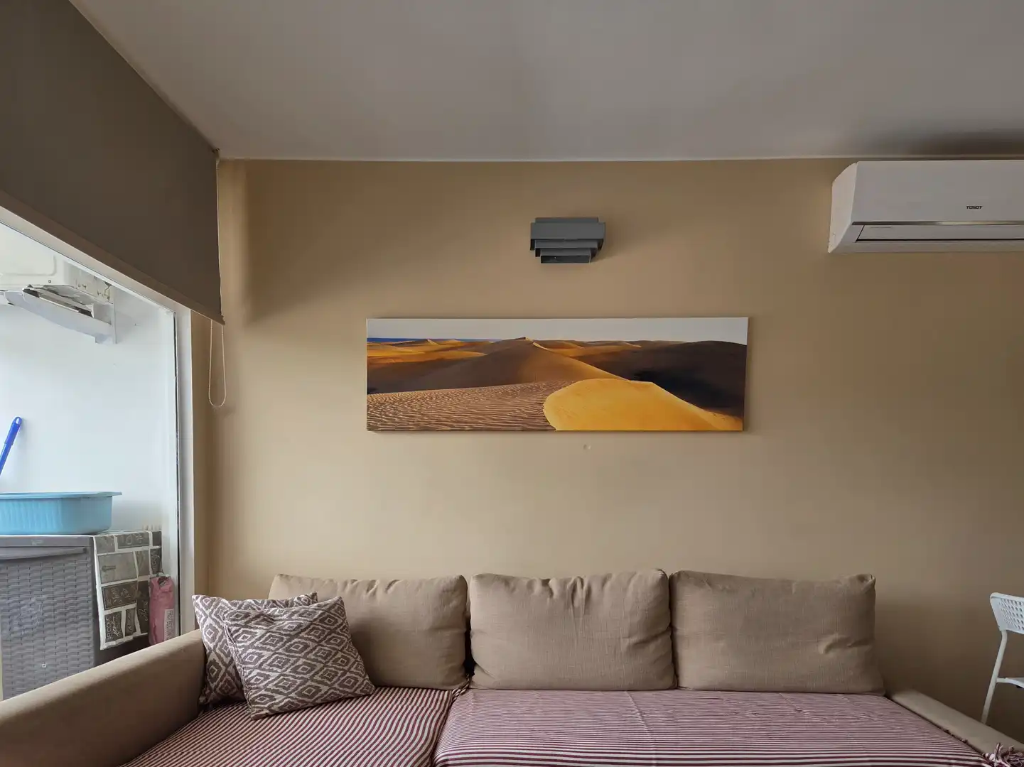 Sala de estar de Apartamento en venta en San Bartolomé de Tirajana con Aire acondicionado, Amueblado y Lavadora