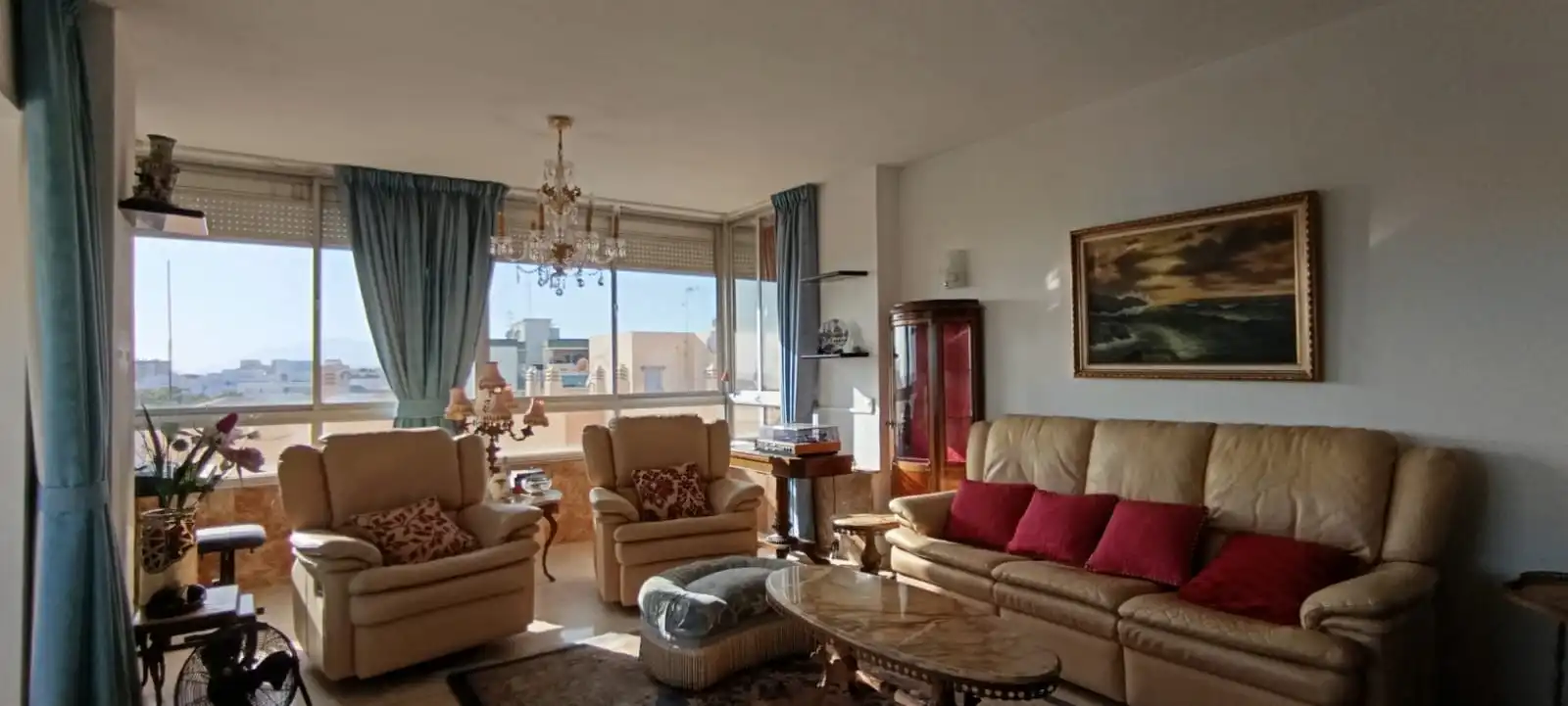 Wohnzimmer von Wohnung zum Verkauf in Marbella mit Terrasse, Möbliert und Gemeinschaftspool