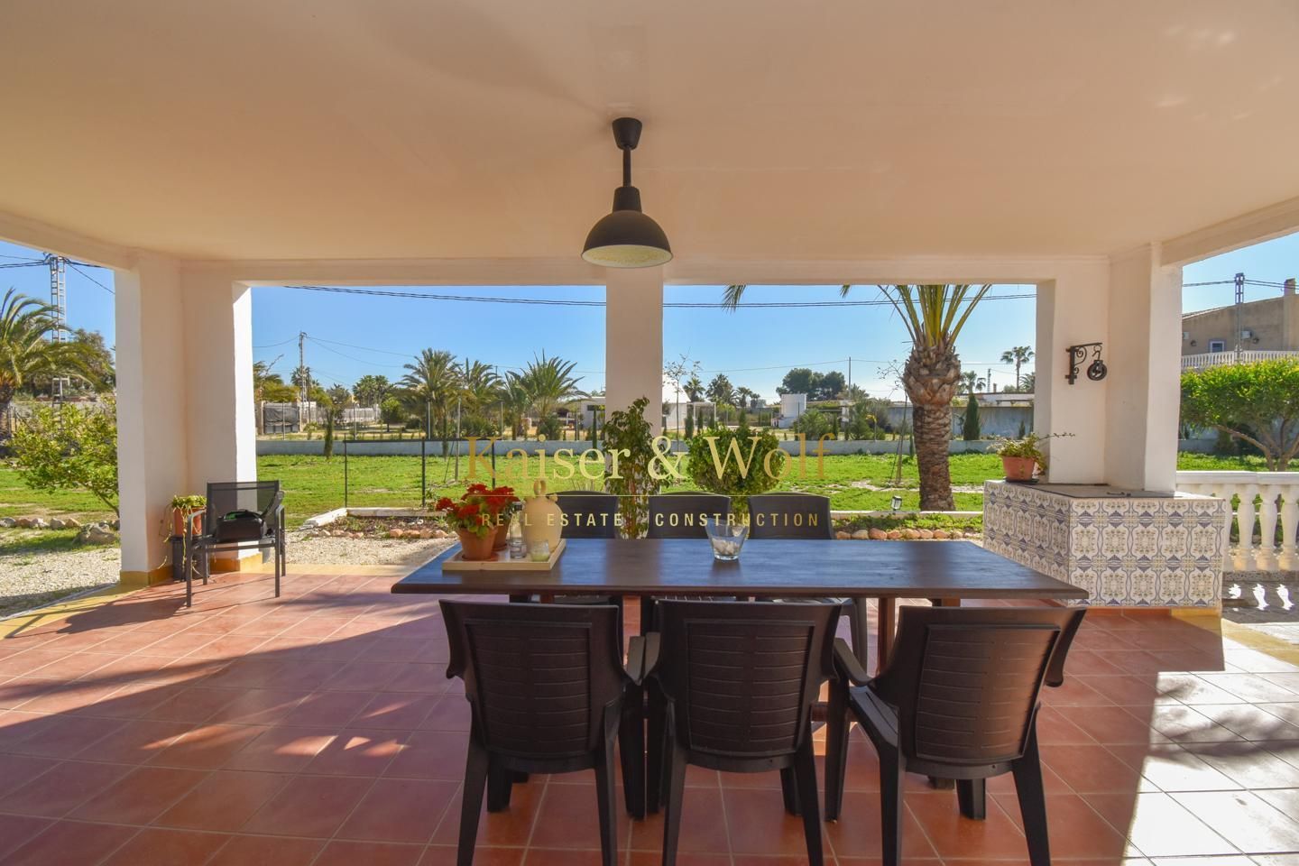 Jardín de Casa o chalet en venta en Elche / Elx con Jardín privado y Amueblado
