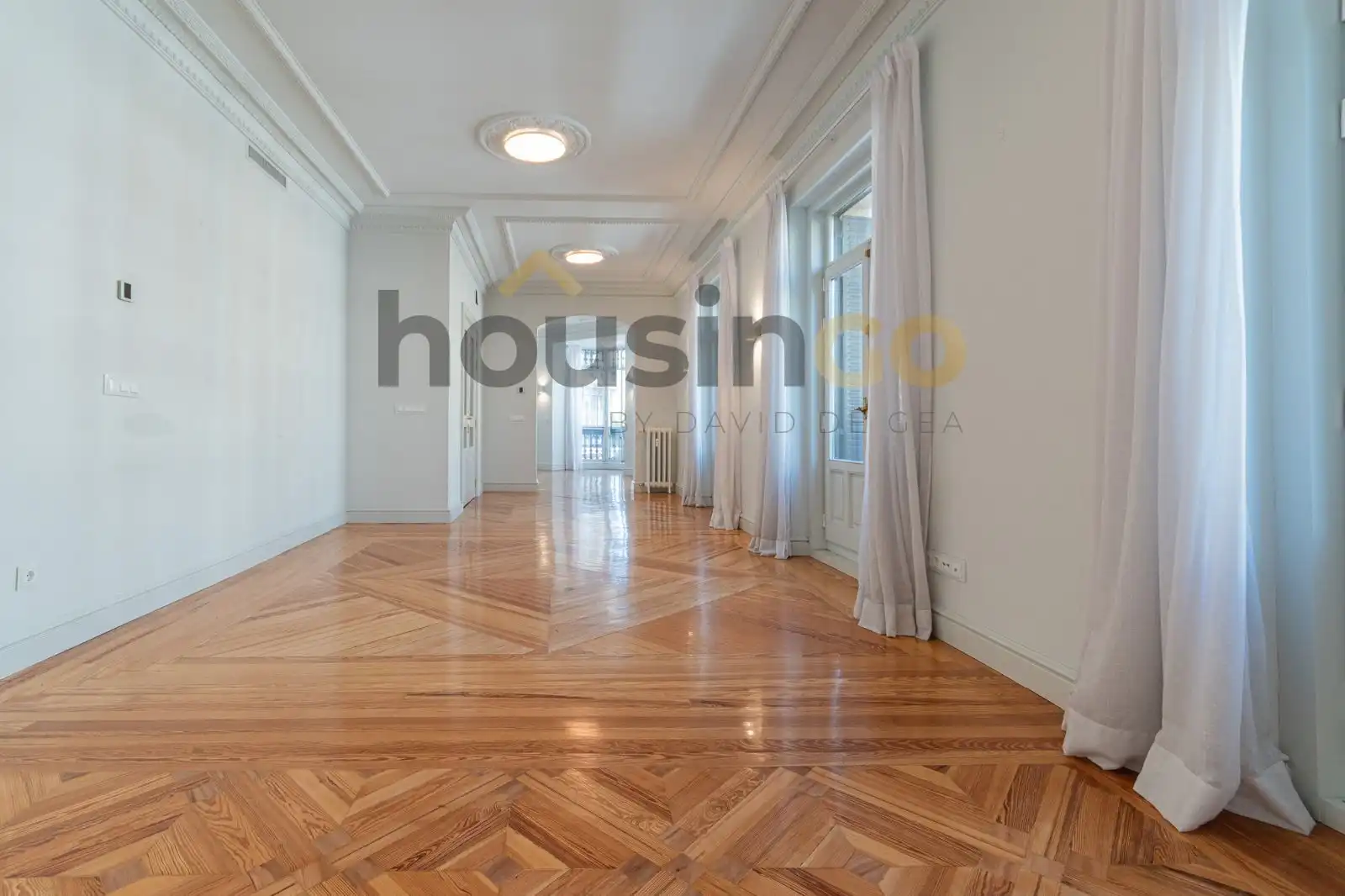 Living room of Flat for rent in Madrid  with Air Conditioner, Heating and Terrace