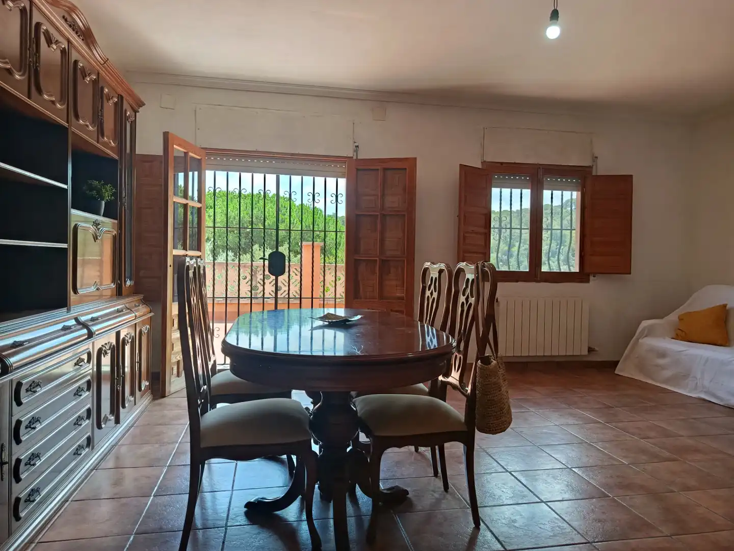 Menjador de Casa o xalet en venda en Tordera amb Calefacció, Jardí privat i Terrassa