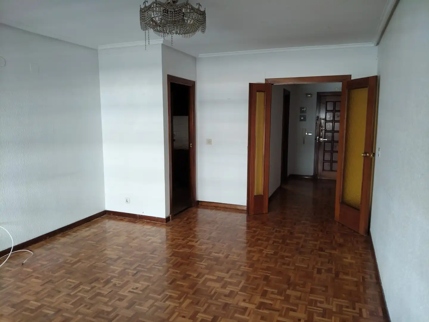 Sala de estar de Piso en venta en Zaragoza con Calefacción, Parquet y Terraza