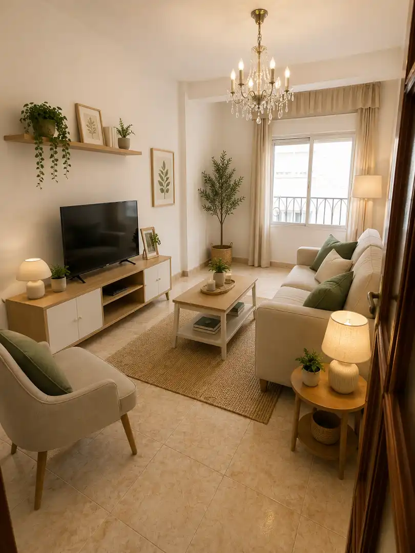 Living room of Flat for sale in Málaga  with Terrace