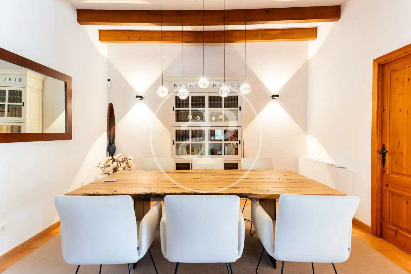 Dining room of Houses for sale in Algaida  with Air Conditioner, Heating and Private garden