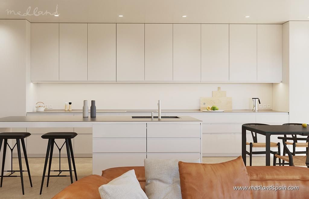 Cuina de Apartament en venda en Benidorm amb Aire condicionat, Calefacció i Terrassa