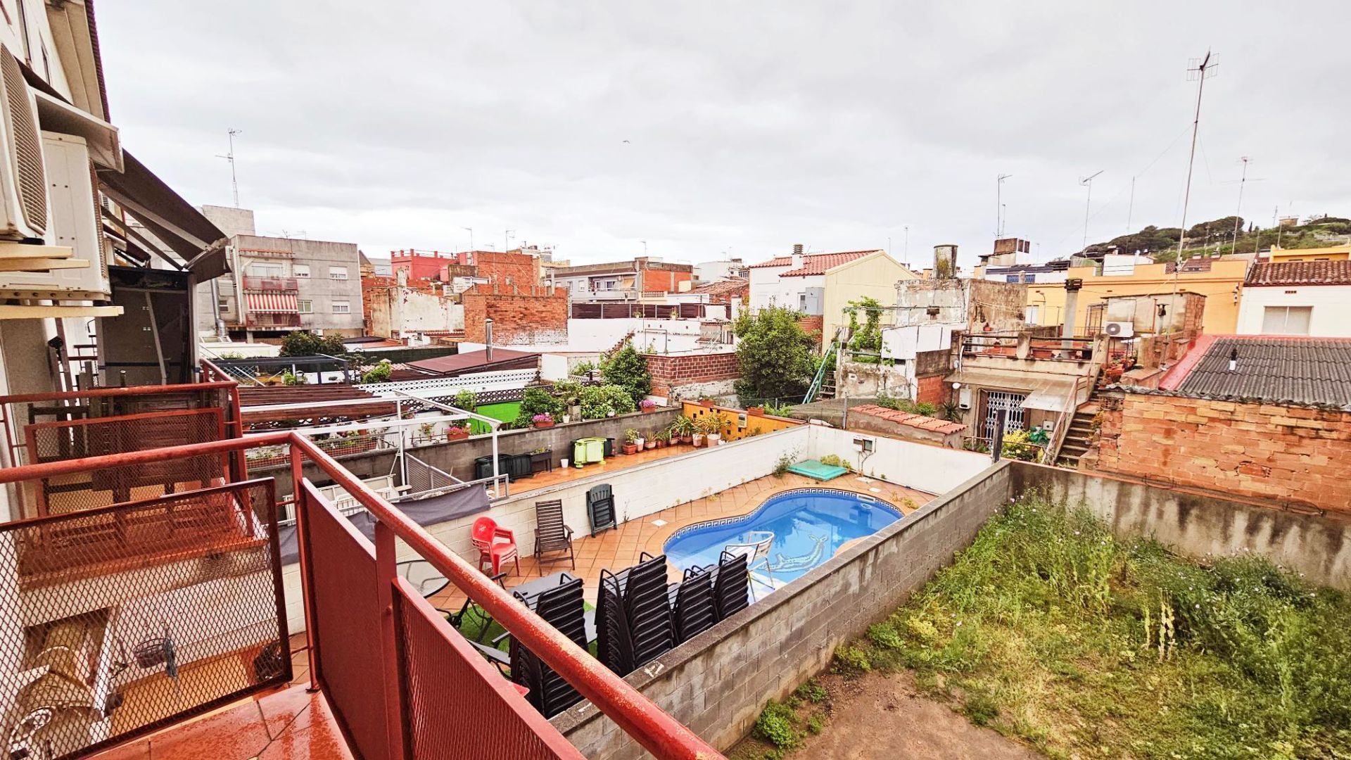 Terrassa de Casa adosada en venda en Malgrat de Mar amb Calefacció, Jardí privat i Terrassa