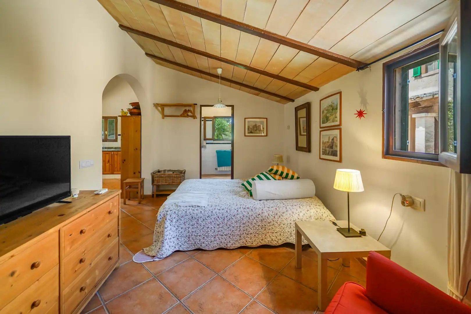 Schlafzimmer von Country house zum Verkauf in Campos mit Klimaanlage, Heizung und Abstellraum