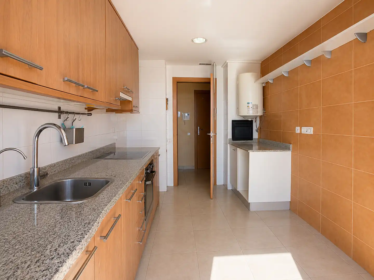 Kitchen of Flat for sale in Cubelles  with Private garden, Terrace and Swimming Pool