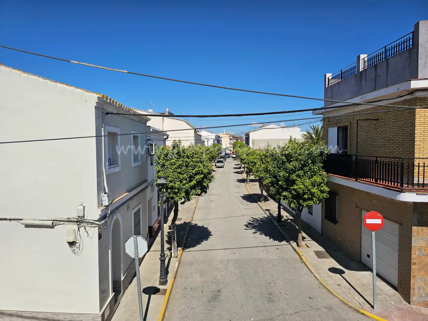 Vista exterior de Casa adosada en venta en Umbrete