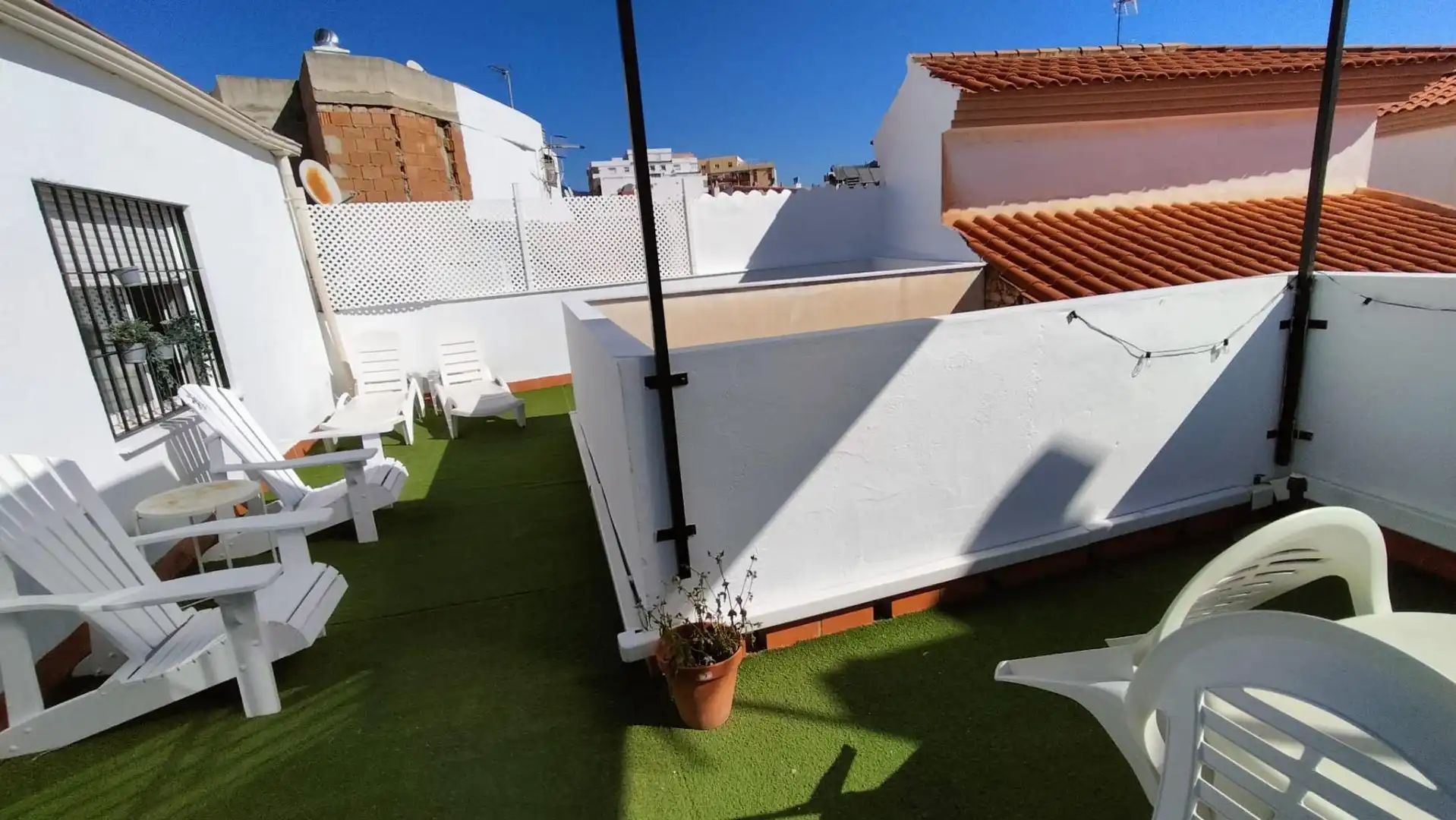 Terrace of Attic for rent in Málaga  with Air Conditioner, Heating and Terrace