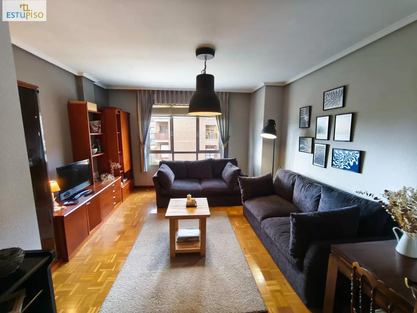 Living room of Flat for sale in Vitoria - Gasteiz  with Heating, Parquet flooring and Terrace