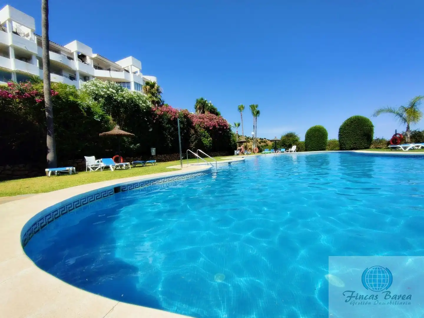 Swimming pool of Flat for rent in Mijas  with Air Conditioner, Terrace and Furnished