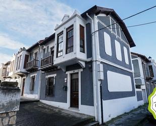 Exterior view of Single-family semi-detached for sale in Portugalete  with Heating, Private garden and Terrace