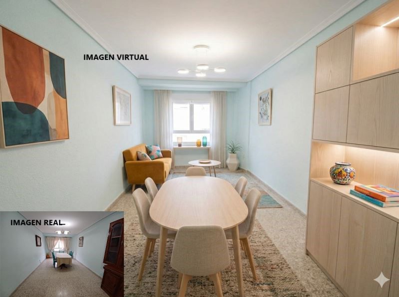 Dining room of Flat for sale in La Roda