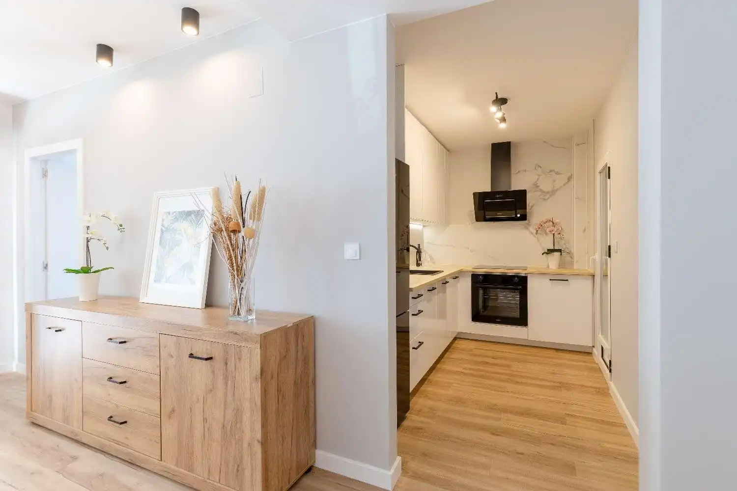 Cocina de Casa adosada en venta en Orihuela con Aire acondicionado, Calefacción y Jardín privado