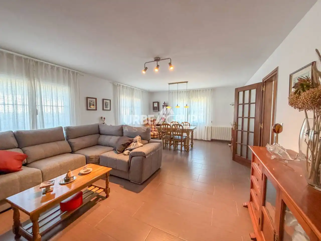 Living room of Houses for sale in Terrassa  with Heating and Private garden