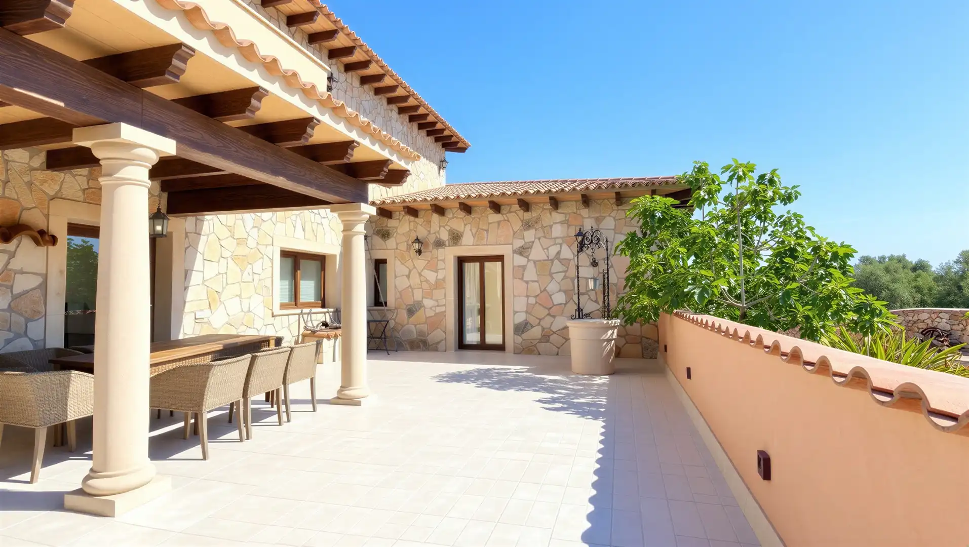 Terrassa de Finca rústica en venda en Llucmajor amb Aire condicionat, Calefacció i Terrassa