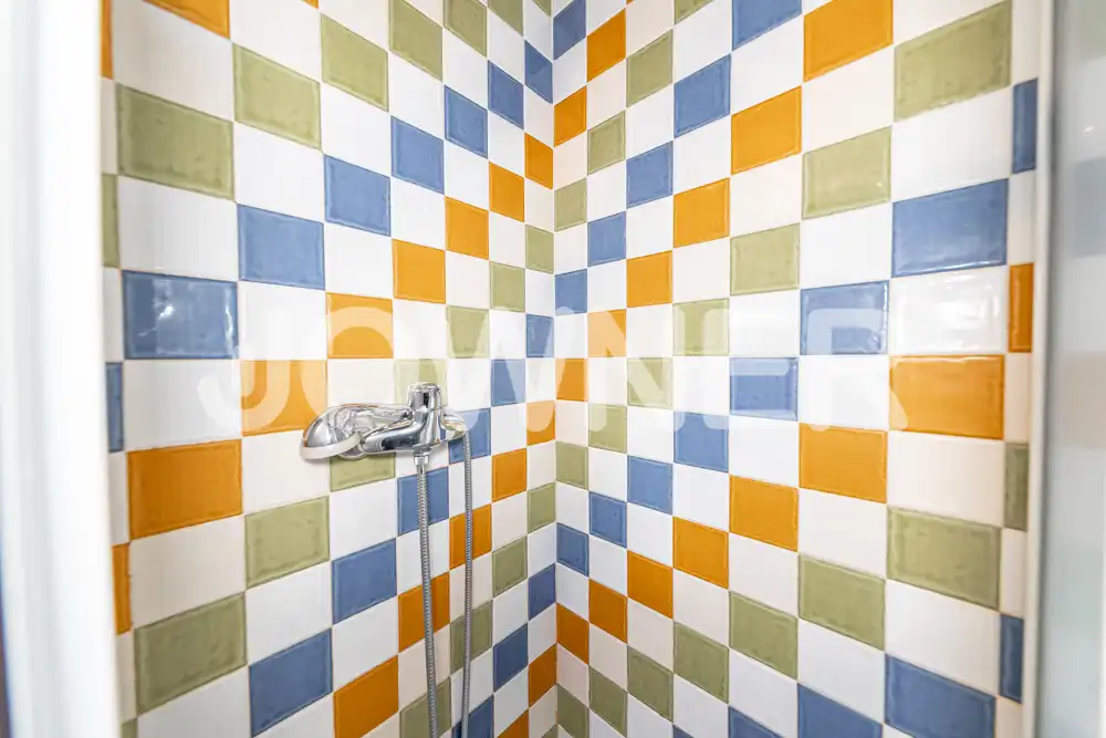 Baño de Estudio de alquiler en Madrid con Aire acondicionado, Amueblado y Lavadora