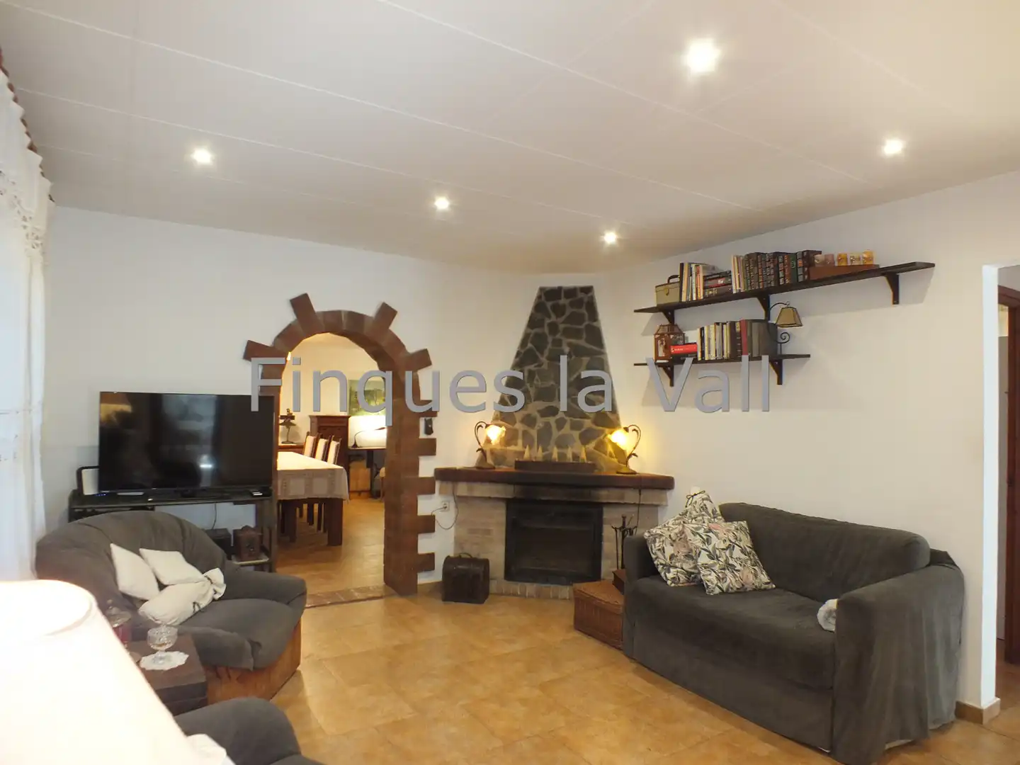 Living room of Houses for sale in Argentona  with Heating, Private garden and Oven