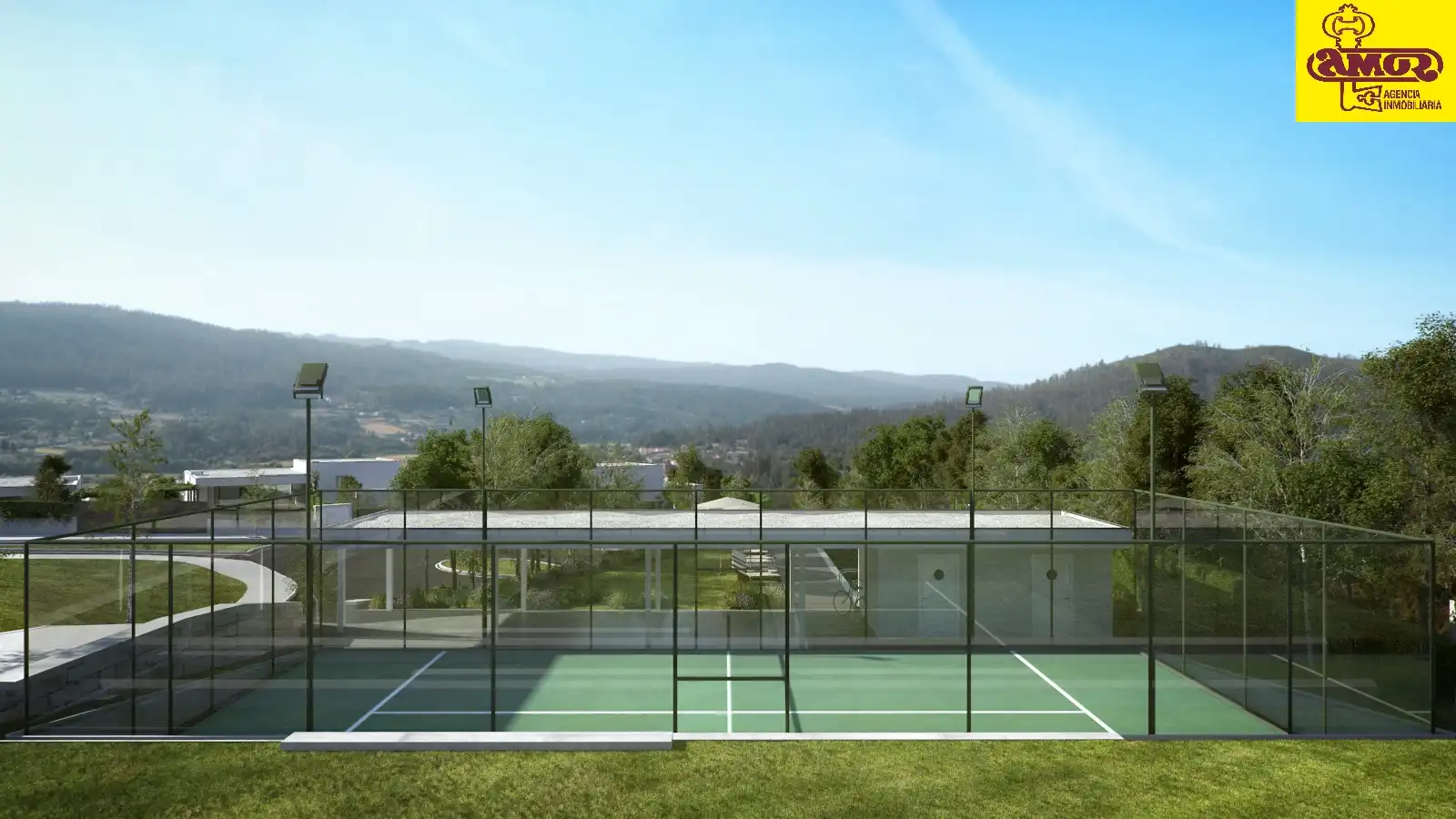Terraza de Casa o chalet en venta en Santiago de Compostela  con Amueblado