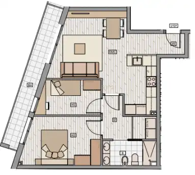 Apartment for sale in PS SALUT 96 BADALONA (BARCELONA) 96, imagen 4