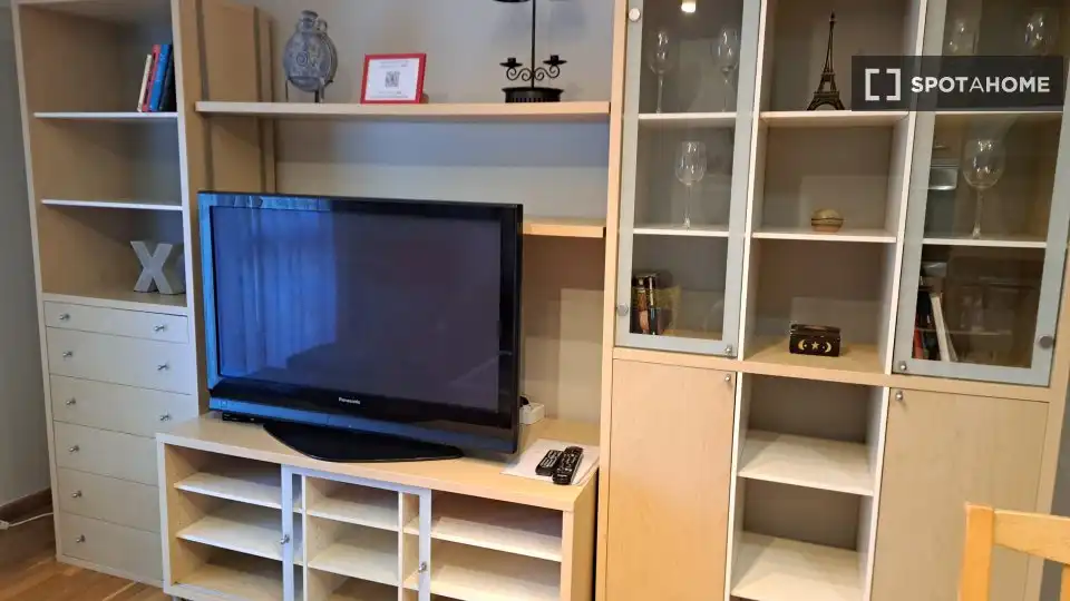 Sala d'estar de Apartament per a compartir en Vigo  amb Aire condicionat, Terrassa i Moblat