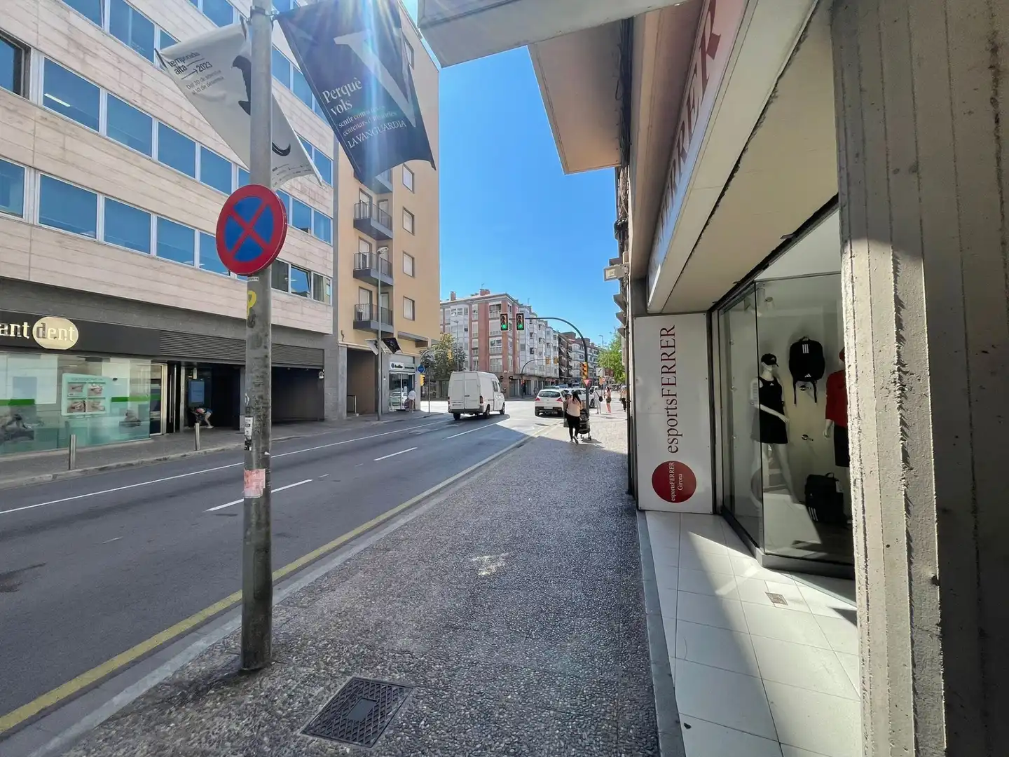 Exterior view of Garage for rent in Girona