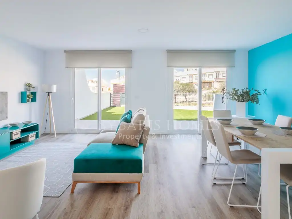 Sala de estar de Casa o chalet en venta en Benidorm con Aire acondicionado, Jardín privado y Terraza