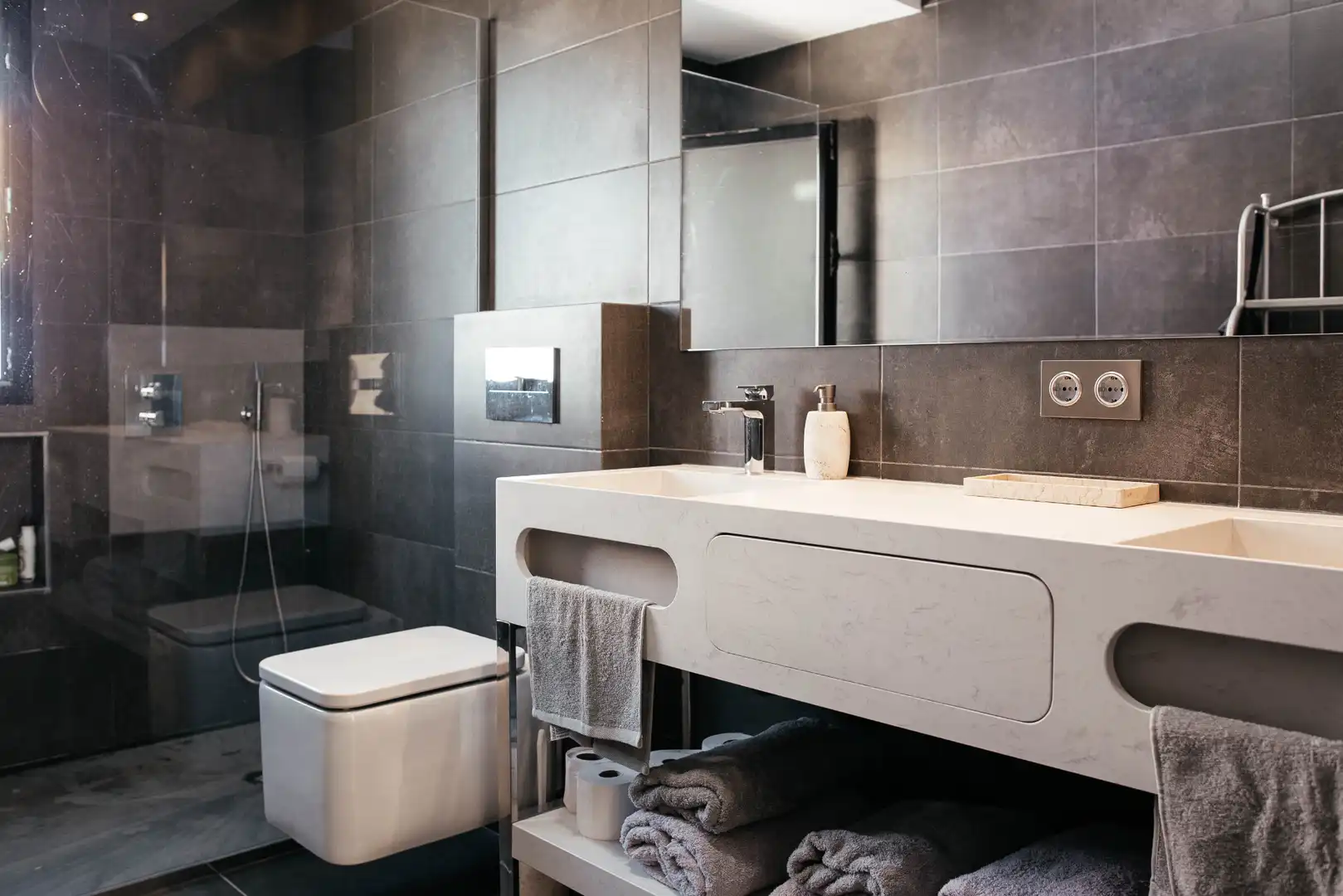 Baño de Casa o chalet de alquiler en San Bartolomé de Tirajana con Aire acondicionado, Calefacción y Jardín privado