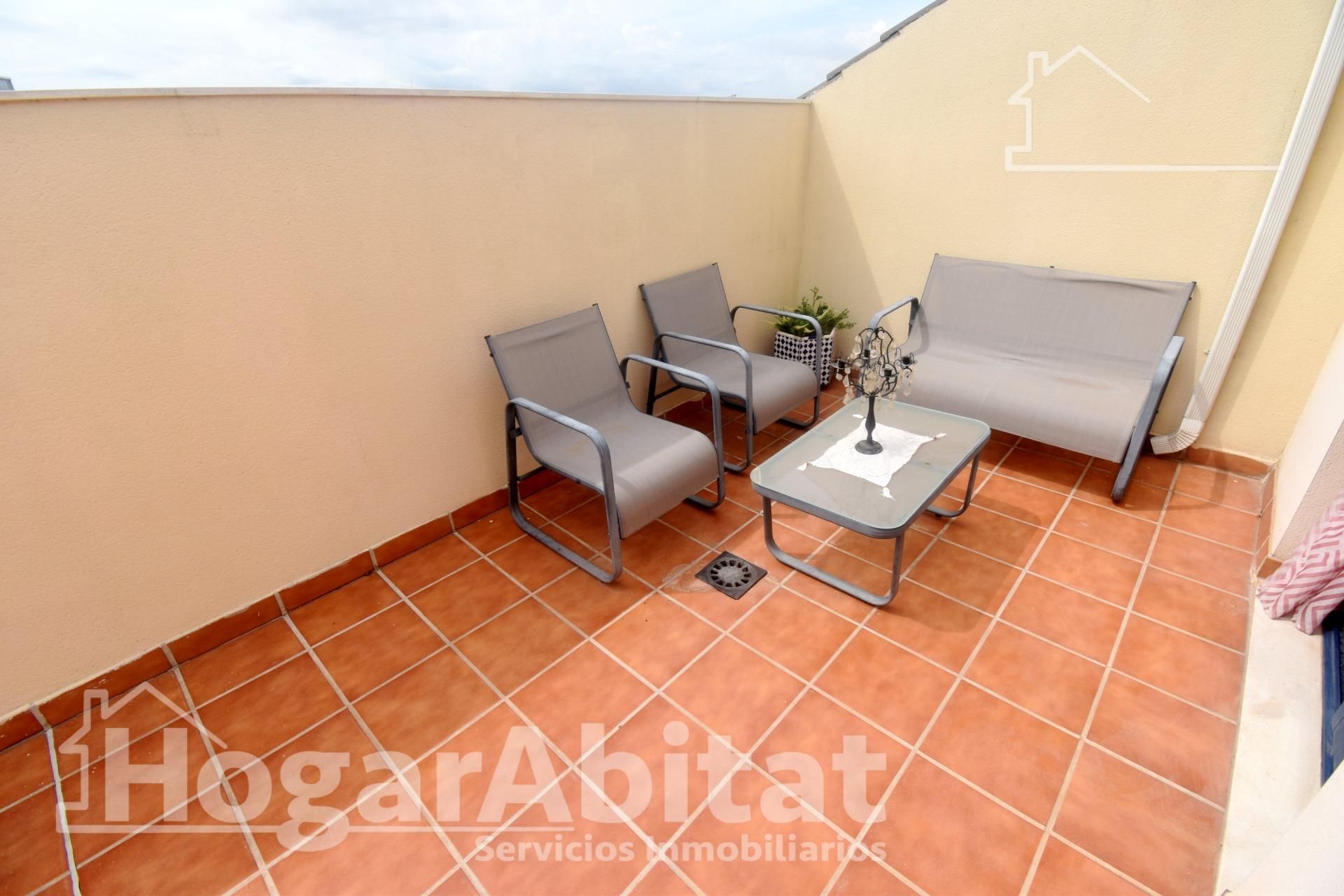 Terrace of Attic for sale in Almazora / Almassora  with Air Conditioner, Terrace and Storage room