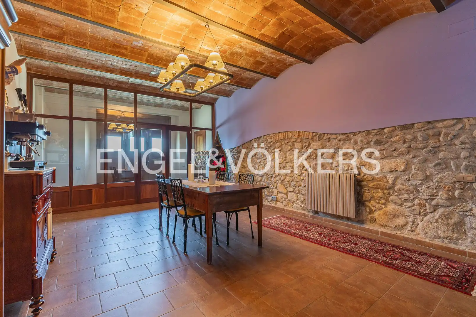 Dining room of Houses for sale in Les Franqueses del Vallès  with Air Conditioner, Heating and Private garden