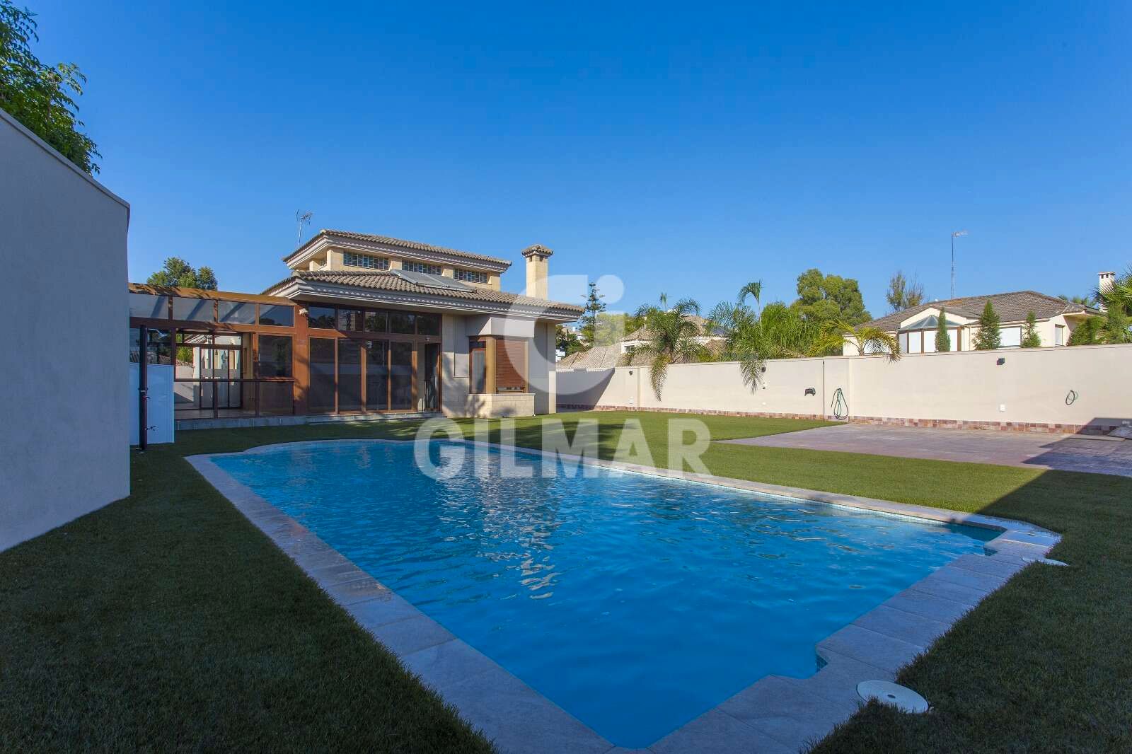 Jardín de Casa o chalet en venta en Jerez de la Frontera con Aire acondicionado, Calefacción y Jardín privado