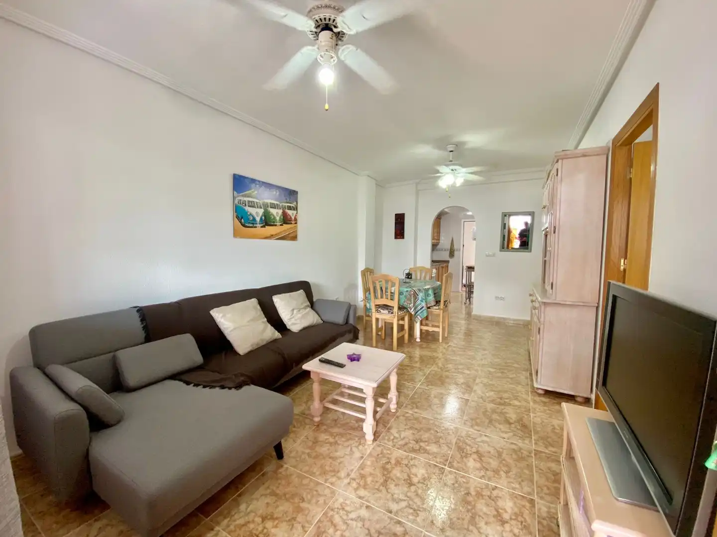 Living room of Apartments for rent in Orihuela  with Air Conditioner, Heating and Terrace