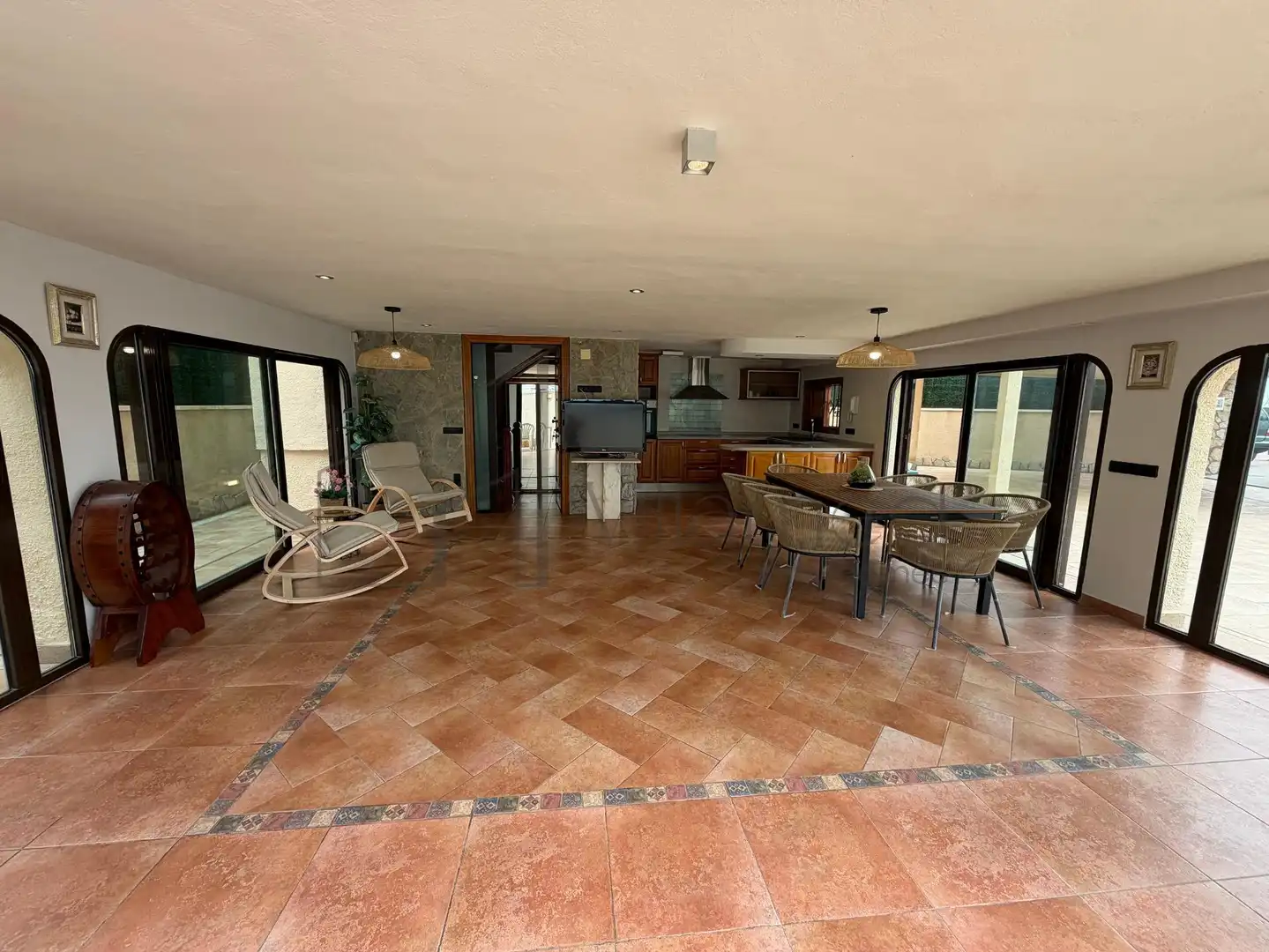 Terraza de Casa o chalet de alquiler en La Pobla de Farnals con Aire acondicionado, Calefacción y Terraza