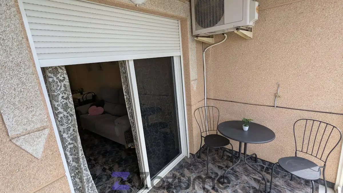 Terraza de Piso de alquiler en Murcia con Aire acondicionado, Calefacción y Terraza