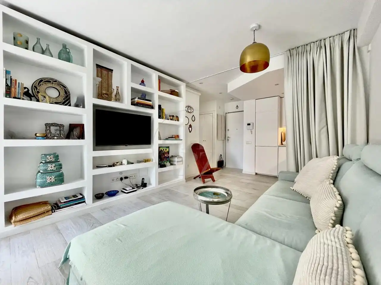 Sala de estar de Apartamento en venta en Eivissa con Aire acondicionado, Terraza y Amueblado